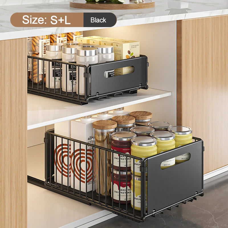 Easy DIY Install Extra Storage Pull-Out Cabinets