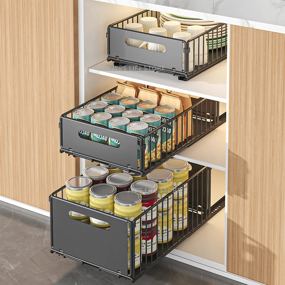 Easy DIY Install Extra Storage Pull-Out Cabinets