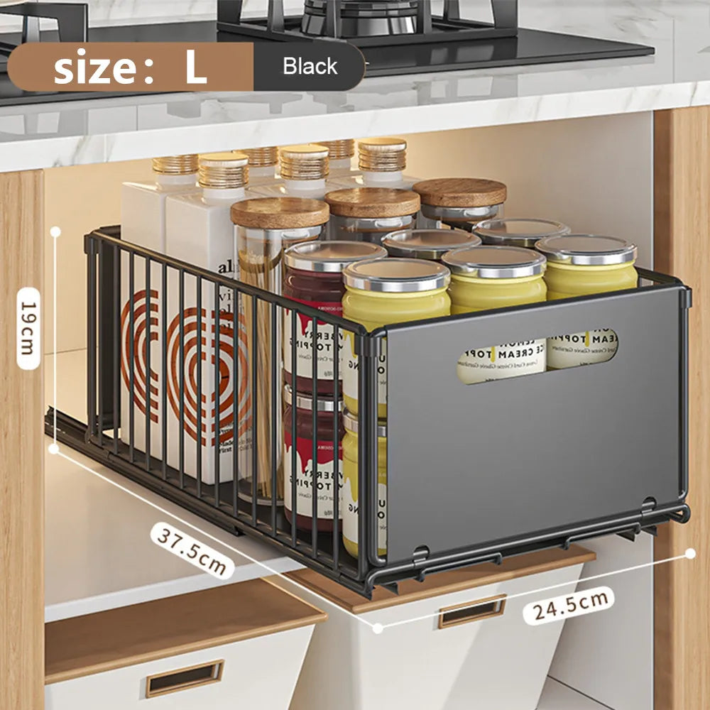 Easy DIY Install Extra Storage Pull-Out Cabinets