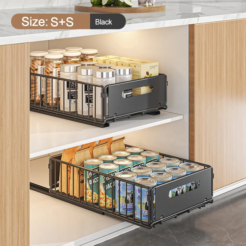 Easy DIY Install Extra Storage Pull-Out Cabinets