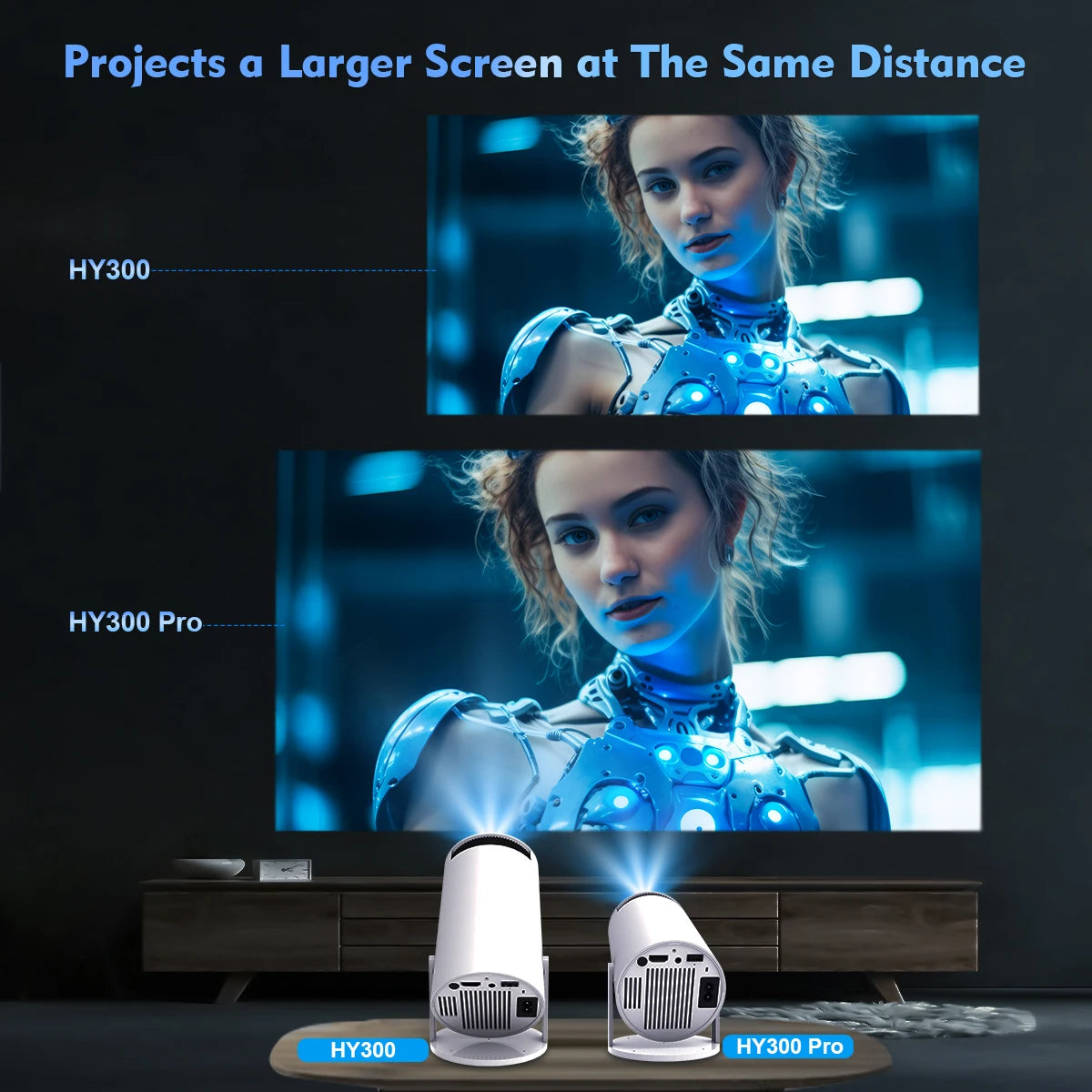 Easy Set-up 4K Portable Projector