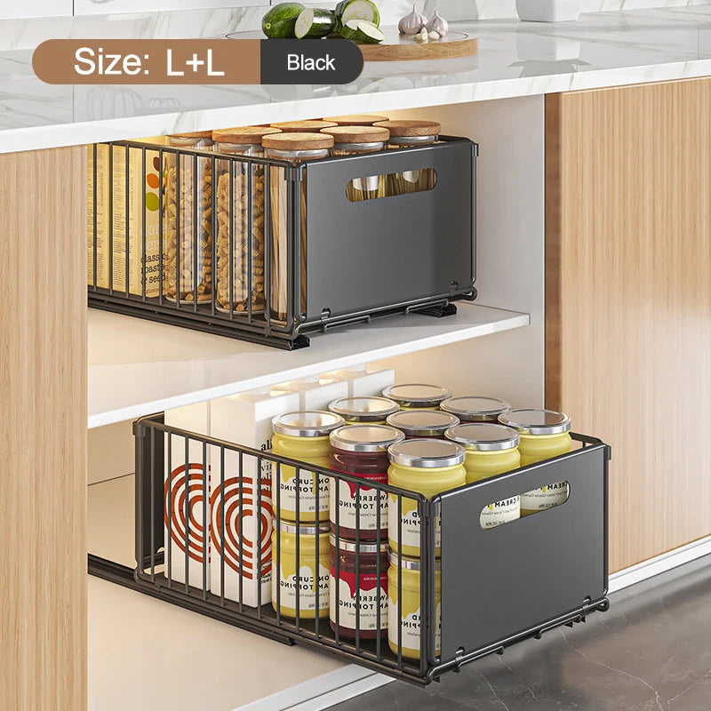 Easy DIY Install Extra Storage Pull-Out Cabinets