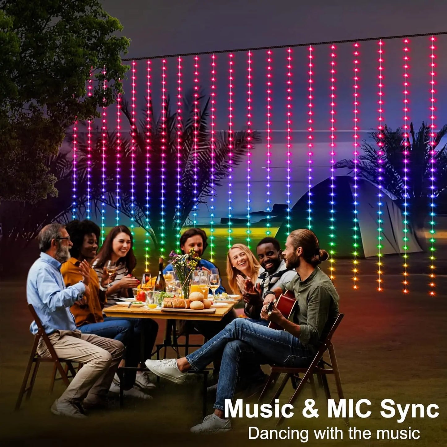 Smart LED RGB Curtain Lights