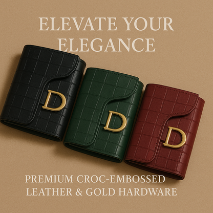 Premium Croc Embrossed Wallet