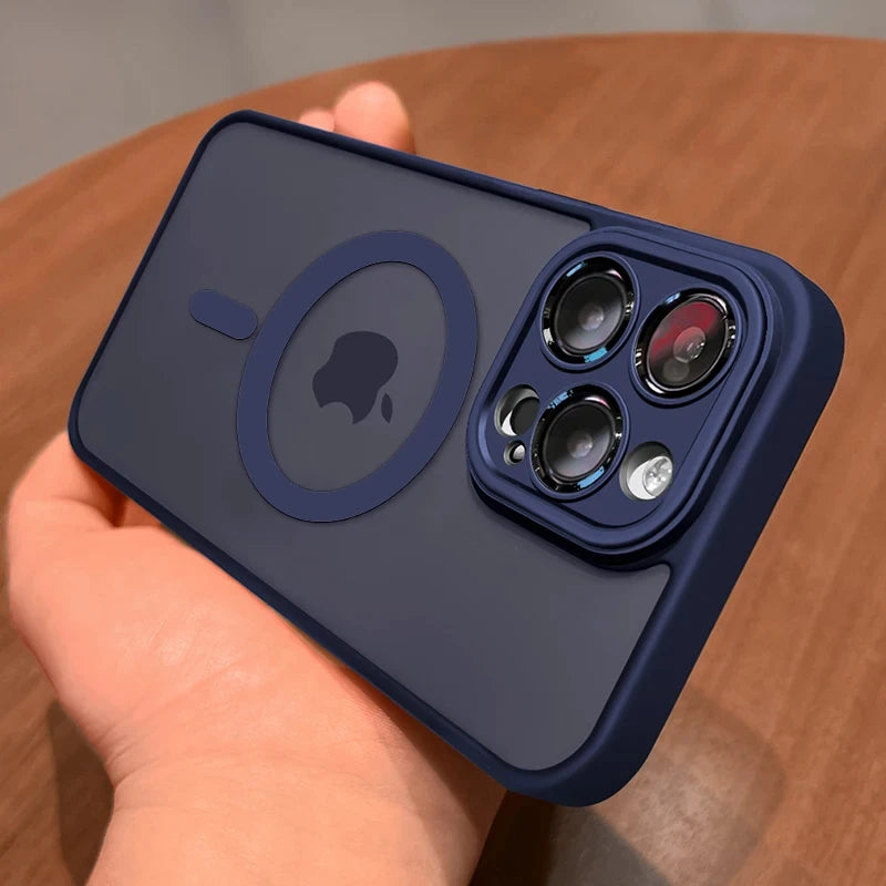 Matte Armor Wireless Charging Iphone Case
