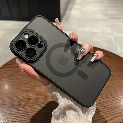 Matte Armor Wireless Charging Iphone Case
