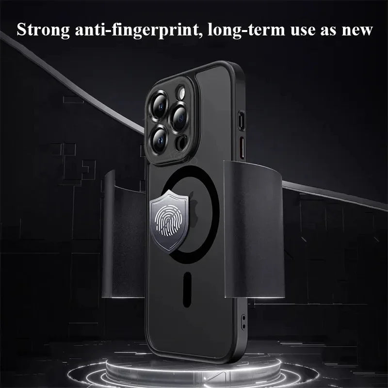 Matte Armor Wireless Charging Iphone Case