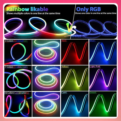 Decorative LED Neon RGB Strip Lights