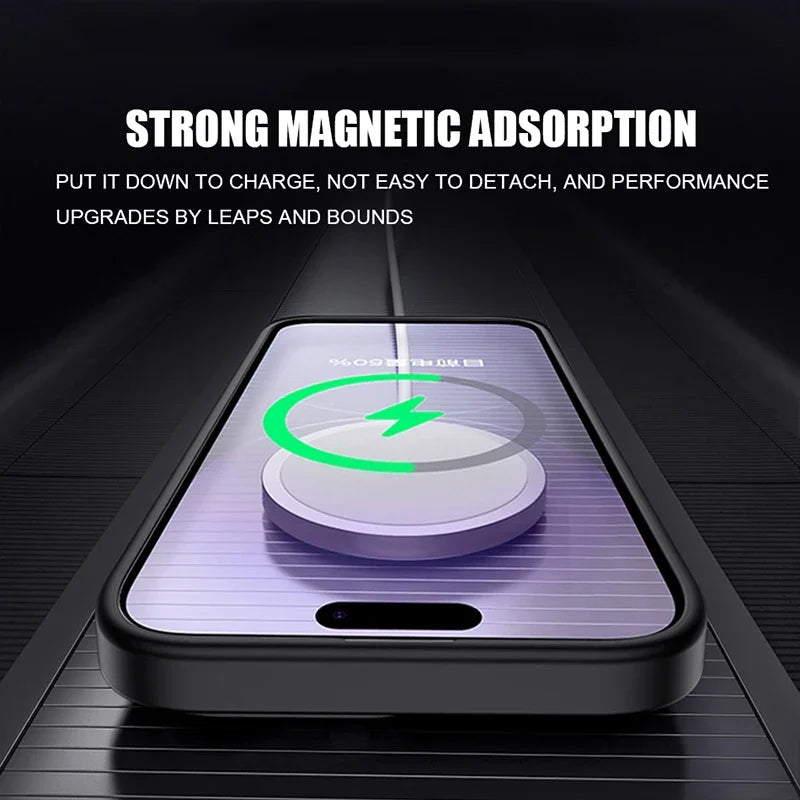 Matte Armor Wireless Charging Iphone Case