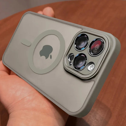 Matte Armor Wireless Charging Iphone Case